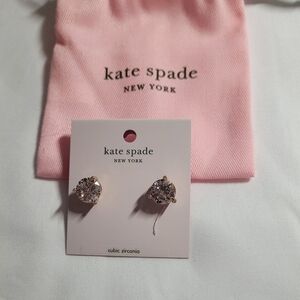 Kate Spade Kids Gold-Tone Sparkling Earrings